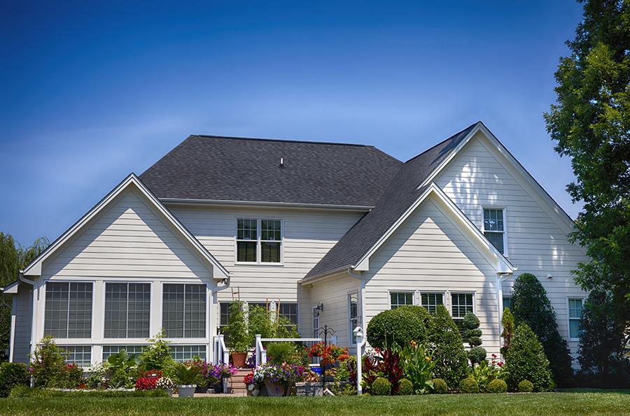 House with Vinyl Siding