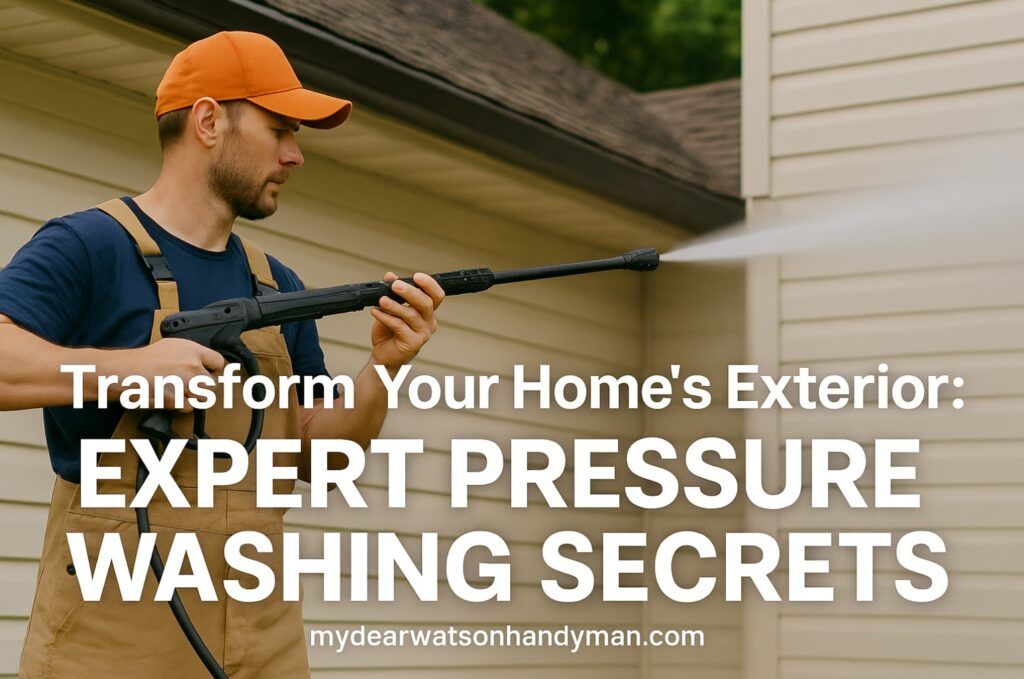 MyDearWatsonHandyman_Transform Your Home's Exterior Expert Pressure Washing Secrets
