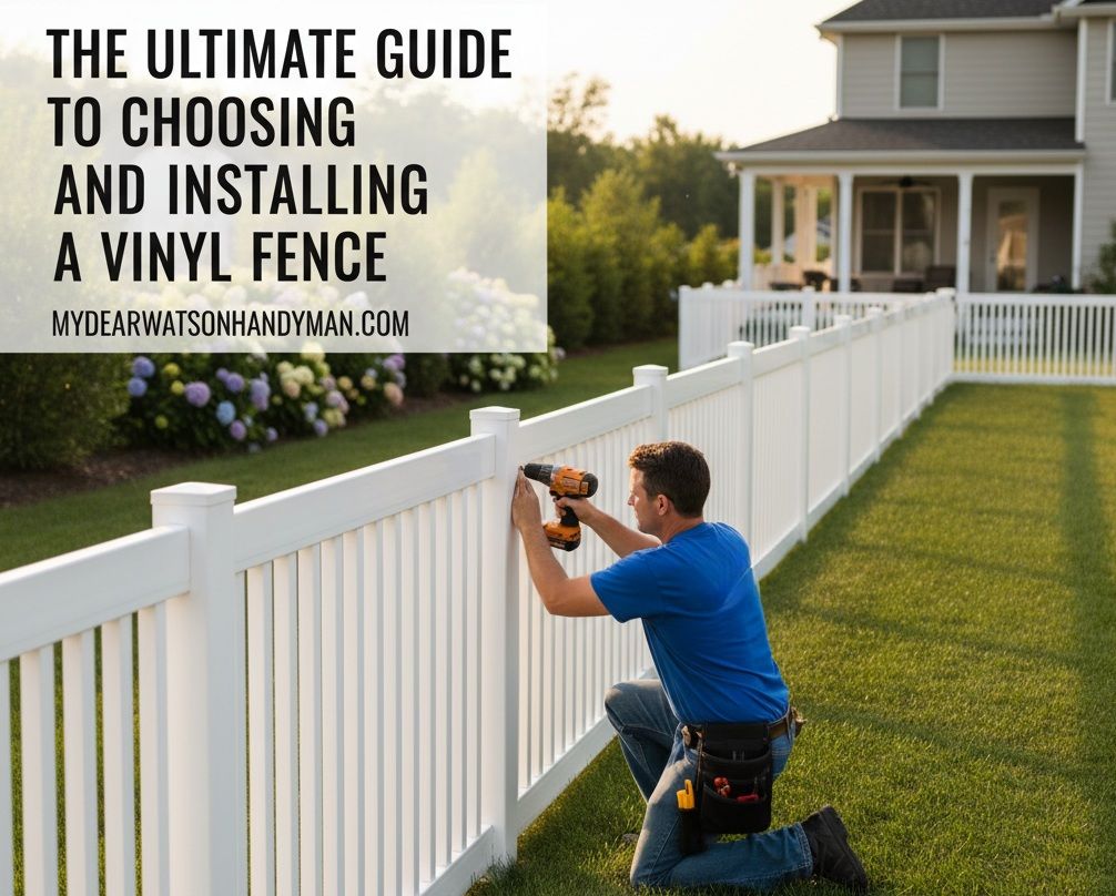 MyDearWatson_Handyman_The Ultimate Guide to Choosing and Installing a Vinyl Fence